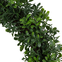 Guirlande de verdure artificielle en plastique, écologique, légère, durable, pour usage extérieur, guirlande suspendue, fleur décorative, décoration de remise de diplôme
