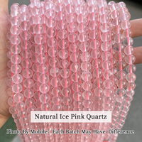 JD Wholesale Perles en pierre naturelle certifiées CNAS 4-12mm, Pierres de guérison en cristal, Améthyste, Quartz Rose, Couleur 100% Naturelle