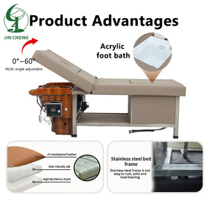 Cama de Masaje Eléctrica Jincheng para Champú y Masaje de Pies, Cama de Hidroterapia Especial para Spa, Cama de Champú para Masaje en Peluquerías - Product Image 5