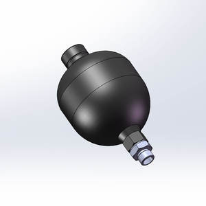 Conjunto de Acumulador de Diafragma Personalizable, Alta-Media Presión, Nitrógeno Preestablecido, Modelos de 0.32L y 1L para Cilindros Hidráulicos - Product Image 2