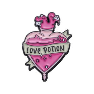 Anime Love Potion Metal Enamel Pin Ready to Ship Dream Medicine Emotion Drifting Bottle Cap Badge Pins Wholesale - Product Image 6