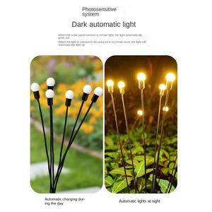 Lámpara Solar LED para Jardín con Forma de Luciérnaga, IP65 Impermeable, Control Remoto, Cadena de Luces para Patio, Camino, Jardín, Decoración de Césped - Product Image 6