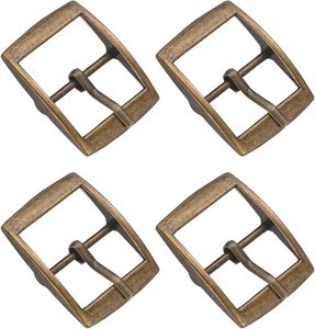 IN Mm Metal Single Prong Buckle Pcs Webbing Belts Center Bar Buckle Use For Leather Bags Craft <b>Purse</b> DIY Accessories Copper Tone - Product Image 1