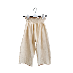 Pantalones Infantiles Bonitos, Pantalones de Bebé para Primavera y Otoño, Pantalones de Crepé <span class=keywords><strong>Jenner</strong></span> para Niños, Pantalones Cómodos de Pierna Ancha para Niñas, Ropa para Niñas - Product Image 3