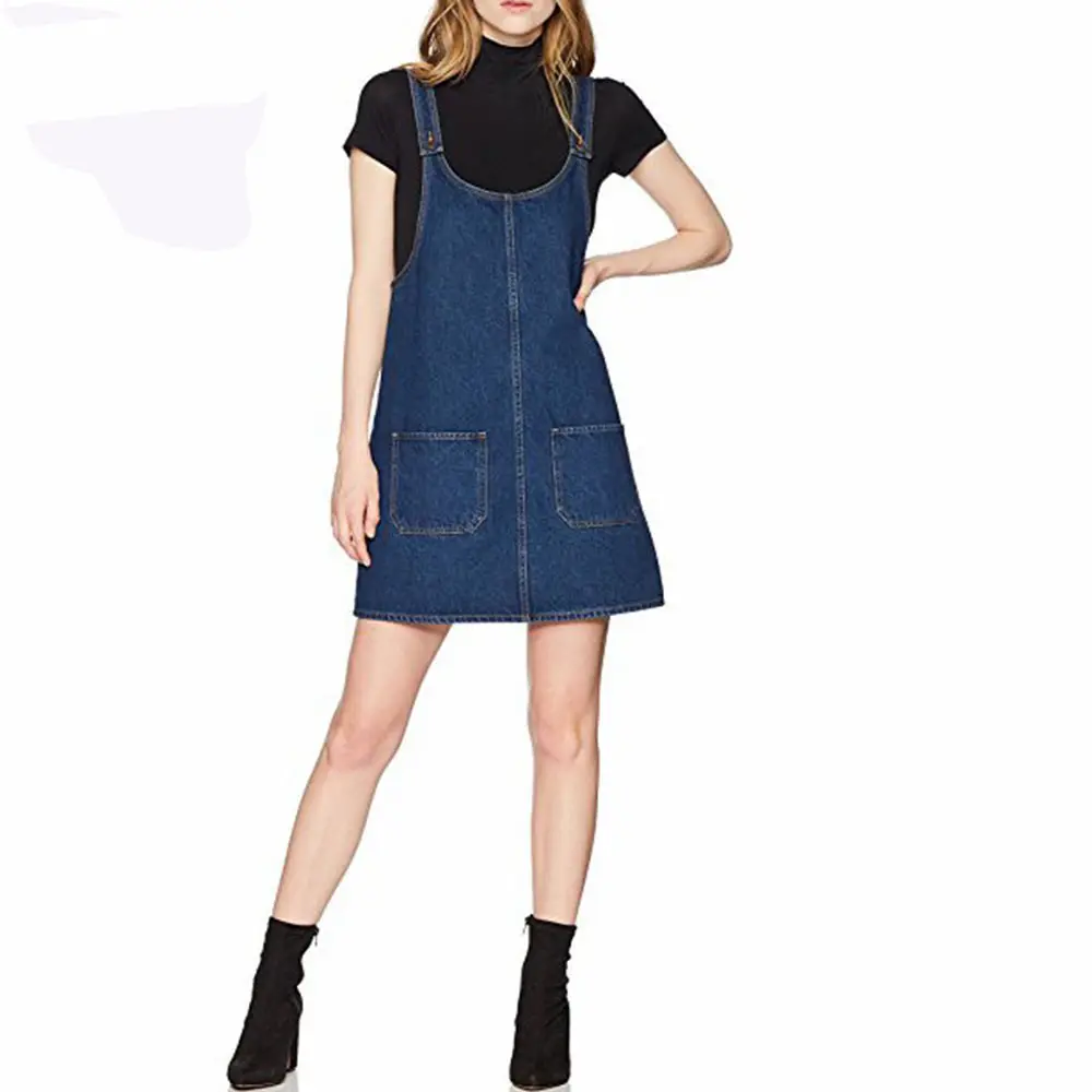 Nieuwste Meisjes Zomer Japon Ontwerpen Casual Denim Bib Overalls/Korte Jumpsuit