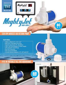 Innovatieve Marine Mighty Jet DC accu-aangedreven aquariumpomp met AIO-besturing (middelgroot 538 GPH) - Product Image 3