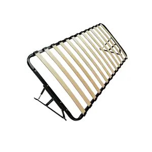 Современный стильный тканевый Двухместный/Королевский размер газовый подъемник каркас для хранения кровати