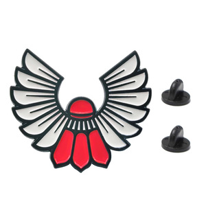 Broche de <span class=keywords><strong>badminton</strong></span> en émail métallique, épinglette sportive, badge pour sac à dos, cadeau, vente en gros - Product Image 4