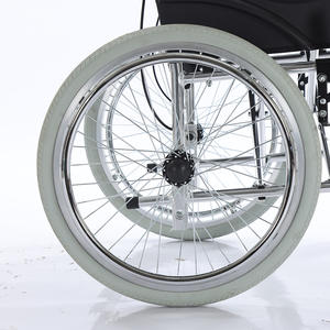 Aluminium Rolstoel Opvouwbaar Licht Kleine Draagbare Ouderen Reizen Gehandicapten Speciale Loopwagen 863 Handmatige Rolstoel - Product Image 3