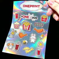 Pegatinas Láser de Foca Adorables al por Mayor, Ideales para Recompensas Infantiles de Fábricas Sedex, para Scrapbooking, Fundas de Teléfono y Decoración DIY