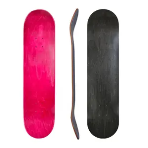 Farbe druck nach gefärbt blank Canadian maple holz 8,25 skateboard decks