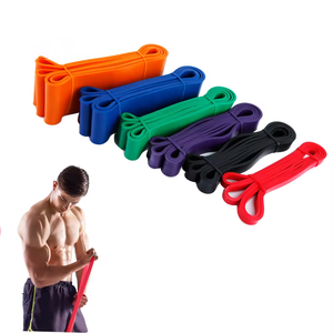 Bandes d'assistance pour tractions, lot de 5 bandes de résistance robustes pour hommes et femmes, bandes d'exercice en latex naturel - Product Image 5