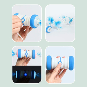 Juguete Interactivo de Lujo para Gatos, Eléctrico, Realista, Automático, para Interiores, con Batería Recargable, Velocidad Ajustable, Movimiento Irregular, Estimulante - Product Image 4