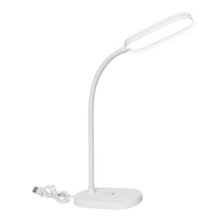 Lampe de table de haute qualité, petite lampe de bureau LED avec chargeur sans fil pour téléphone portable
