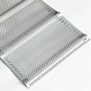 קיר פאנל מתכת מחורר, גידור מגרש טניס גלי, גל אבק שליטה רוח לשבור גדר אבק - Product Image 5