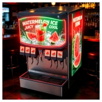 Affiche publicitaire EL pour réfrigérateurs et congélateurs. À coller sur la porte, le panneau latéral ou le dessus. pour les promotions de boissons et de glaces
