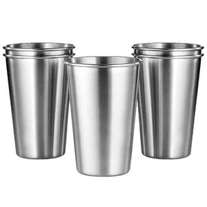 Wholesale 1PC Stainless Steel Metal Beer Cup Wine Cups <b>Kitchen</b> <b>Accessories</b> for Portable Drinkware <b>Set</b> 200/300/400/500/600ML - Product Image 3