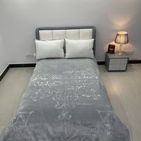 LISASHOME Fabrik Maßgefertigte Bedruckte Einfarbige Geprägte Kettengewirkte Polyester Raschel-Decke Weich & Warm für Alle Jahreszeiten