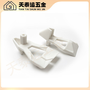 Support de panneau d'armoire Tian Tai Yun en plastique PP, clip en forme de L, plaque semi-circulaire pour armoire et meubles - Product Image 3