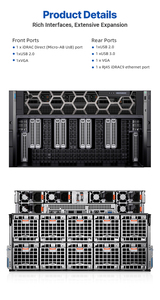 Servidor de Alto Rendimiento Dell PowerEdge XE9680, Doble Xeon Platinum 8468, 64G DDR4*32, 8x1.92T SSD, 8xH100 GPU, Entrenamiento <span class=keywords><strong>GenAI</strong></span>, 3 Años de Garantía - Product Image 6