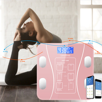Balance connectée intelligente Leaone avec Bluetooth pour analyse corporelle et mesure de la graisse corporelle