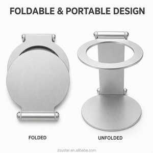 Soporte Plegable de Aluminio para <span class=keywords><strong>Cafetera</strong></span>, Estante Resistente para Máquina de Espresso, Ahorro de Espacio, Organizador de Cocina - Product Image 2