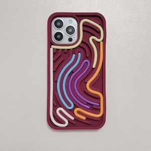   เคสโทรศัพท์ซิลิโคน 3 มิติ ลายเส้นสีสันสดใส สำหรับ iPhone 17 เหมาะสำหรับเด็ก ช่วย<span class=keywords><strong>ผ่อน</strong></span>คลายความเครียด - Product Image 3