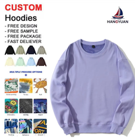 Pull-over en coton et soie tricoté style coréen pour l'hiver, doublé polaire, col ras du cou, personnalisable avec logo, idéal pour les réunions annuelles