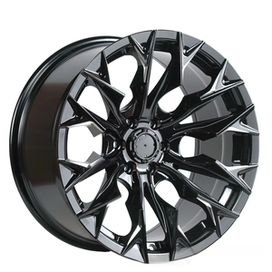 Meilleure vente de roue de voiture de haute qualité 9J * 20 ET 28 78.1 <span class=keywords><strong>6</strong></span>*139.7 ROUGE et NOIR roue de voiture de tourisme - Product Image 3