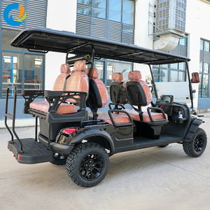 Voiture de golf électrique Robetaa 6 places, pneus tout-terrain surélevés de 14 pouces, homologuée pour la route, batterie au lithium 72V - Product Image 6