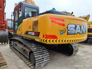 Excavatrice sur chenilles hydraulique SANY SY215C de 21 tonnes, moteur Mitsubishi, modèle 2021, matériel de construction d'occasion à vendre - Product Image 5