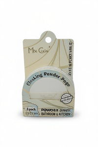 Spugna per la pulizia Mx Gen, confezione da 3, rotonda, super assorbente, per superfici in ceramica del bagno - Product Image 1