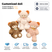 Peluche de mouton de ferme haut de gamme, jouet en peluche durable, poupée en peluche de haute qualité pour l'exportation