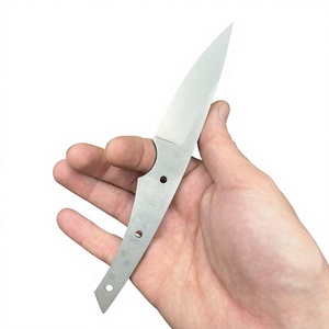 Jexa BB-1324 Hoja de Cuchillo de Cocina de Acero Inoxidable de Grado Industrial, OEM DIY, Tratada Térmicamente 55-56 HRC, Hoja Fija, Mango de 3.5mm - Product Image 3