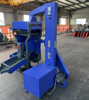 Machine à décortiquer le riz électrique 500-600 kg/h avec élévateur automatique et tamis vibrant