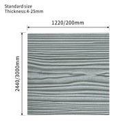 Panneau de ciment en fibre de grain de bois extérieur de haute qualité/panneau/feuille/bardage