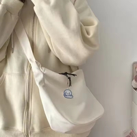 Tas Bahu Wanita Tas Tangan Multifungsi Sederhana Cocok untuk Semua Harian Harajuku Tas Selempang Kapasitas Besar untuk Wanita Dompet Remaja