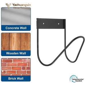Black Iron Eye Slip <b>Hook</b> For Concrete Wooden Brick Wall Mounting Industrial Design - Product Image 5