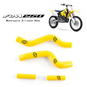 Motorcycle Silicone Radiator Coolant Hose FOR Suzuki RM250 RM 250 2001-2008 Silicone Radiator Hose