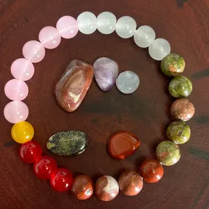 Venta al por mayor <span class=keywords><strong>de</strong></span> pulseras <span class=keywords><strong>de</strong></span> cuentas personalizadas pulseras <span class=keywords><strong>de</strong></span> <span class=keywords><strong>fertilidad</strong></span> pulsera <span class=keywords><strong>de</strong></span> cuentas curativas <span class=keywords><strong>de</strong></span> <span class=keywords><strong>piedra</strong></span> lunar elástica <span class=keywords><strong>de</strong></span> <span class=keywords><strong>piedra</strong></span> natural (KB8586) - Product Image 4