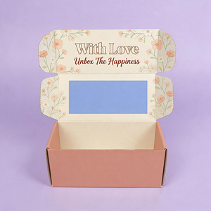 Boîtes d'expédition durables avec logo personnalisé, petites boîtes imprimées pour emballer des produits, boîtes en papier pour emballer des t-shirts, boîtes d'emballage pour vêtements - Product Image 1