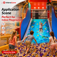 Tobogán Comercial Personalizado para Niños y Adultos, Proyección Láser HD Interactiva, Equipo de Juegos con Interacción Táctil