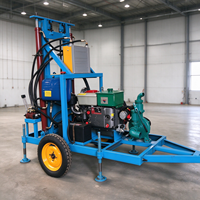 Machine de forage de puits d'eau diesel à tour basse avec système de changement de tige mécanisé pour le piegeage en usine