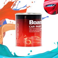 Peinture automobile acrylique 2K de qualité supérieure Boamar, revêtement liquide pour voiture, finition brillante, résistant aux rayures, prêt à pulvériser, ISO/TS 16949
