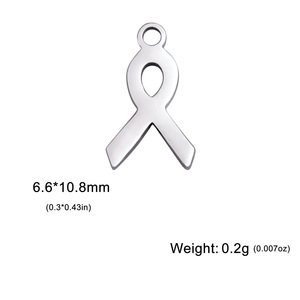 Joyería y Accesorios al por Mayor para Mujer, Colgante de Acero Inoxidable Chapado en Oro, Cinta para Hacer Joyería DIY, Concienciación sobre el Cáncer de <span class=keywords><strong>Mama</strong></span> - Product Image 6