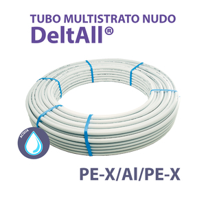 Tubo Composito Multistrato in Plastica UNIDELTA PE-RT/AL/PE-RT Flex per Tutti gli Usi Idrici 26 X 3.0-50 m Spessore - Product Image 3
