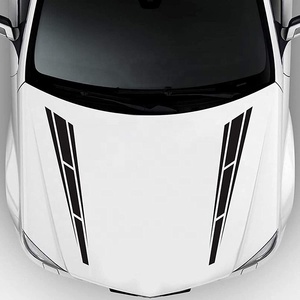 6Pcs Car Side Body Vinyl Decal Sticker <span class=keywords><strong>Racing</strong></span> Long Stripe Decals grafica autoadesivo decorazione automatica - Product Image 5