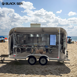 中国制造2025新款定制快餐拖车烧烤拖车食品卡车 - Product Image 4