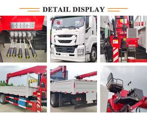 Camión grúa de plataforma Isuzu GIGA de Japón, 6x4, 10 ruedas, grúa Palfinger de 10 toneladas para transporte de maquinaria pesada - Product Image 5