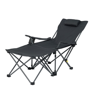 Silla Reclinable 2 en 1 de Grado Profesional con Reclinación Ajustable para <span class=keywords><strong>Playa</strong></span>, Jardín y Camping, Tela Oxford 600D y Acero - Product Image 4